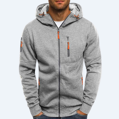 NORTHWOODS ADVENTURE - HOODED SWEATSHIRT ZIPPER JACKET