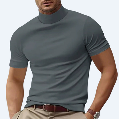 OUTLANDER - TURTLE NECK SHORT-SLEEVE SHIRT