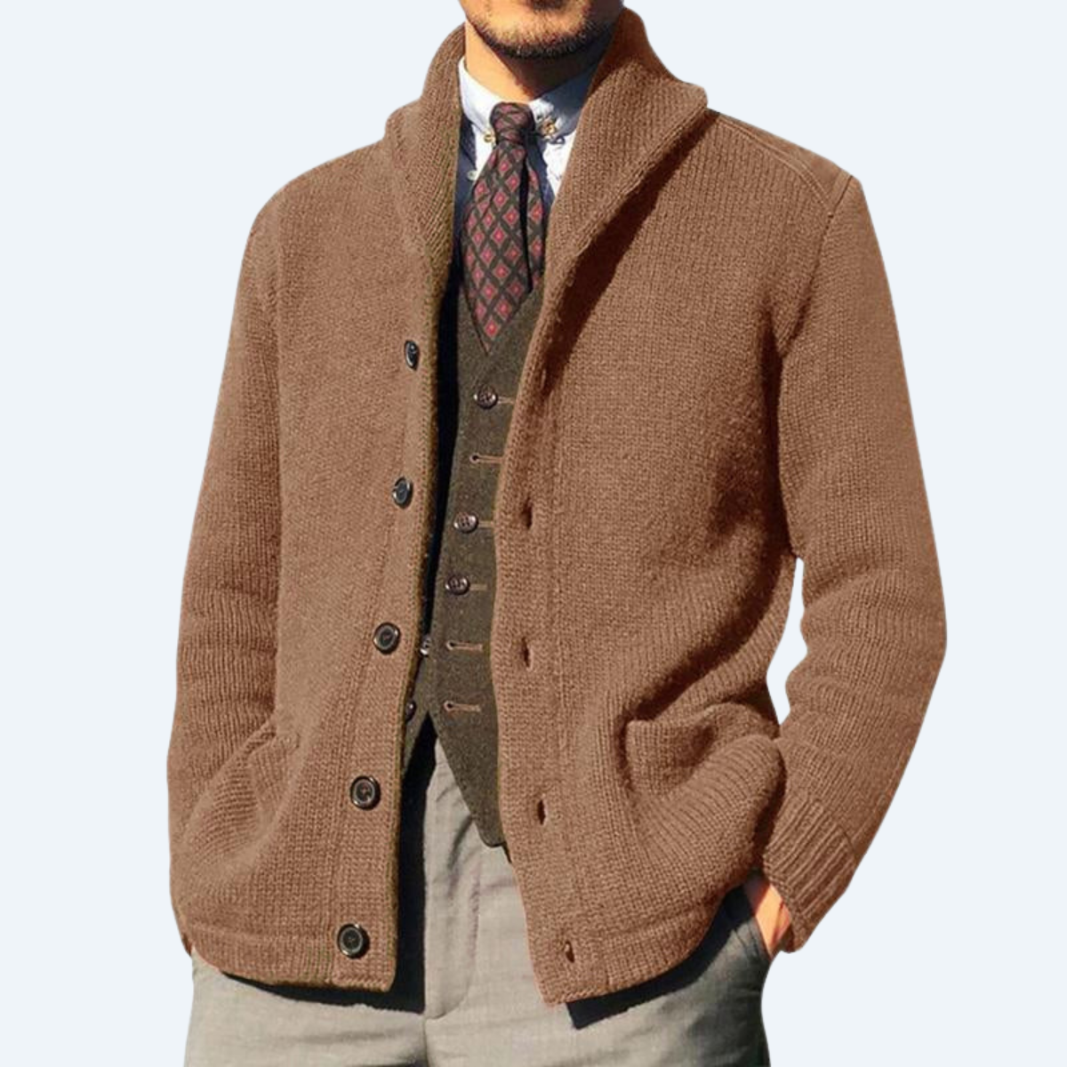 CABIN LIFE KNIT SWEATER JACKET