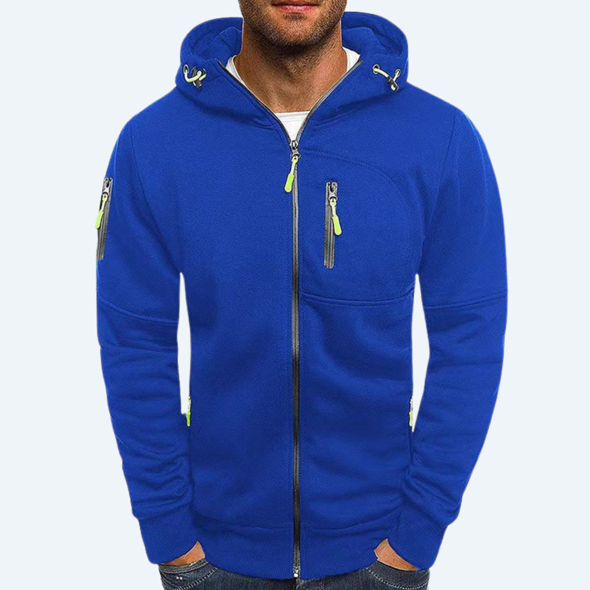 NORTHWOODS ADVENTURE - HOODED SWEATSHIRT ZIPPER JACKET