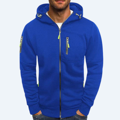 NORTHWOODS ADVENTURE - HOODED SWEATSHIRT ZIPPER JACKET