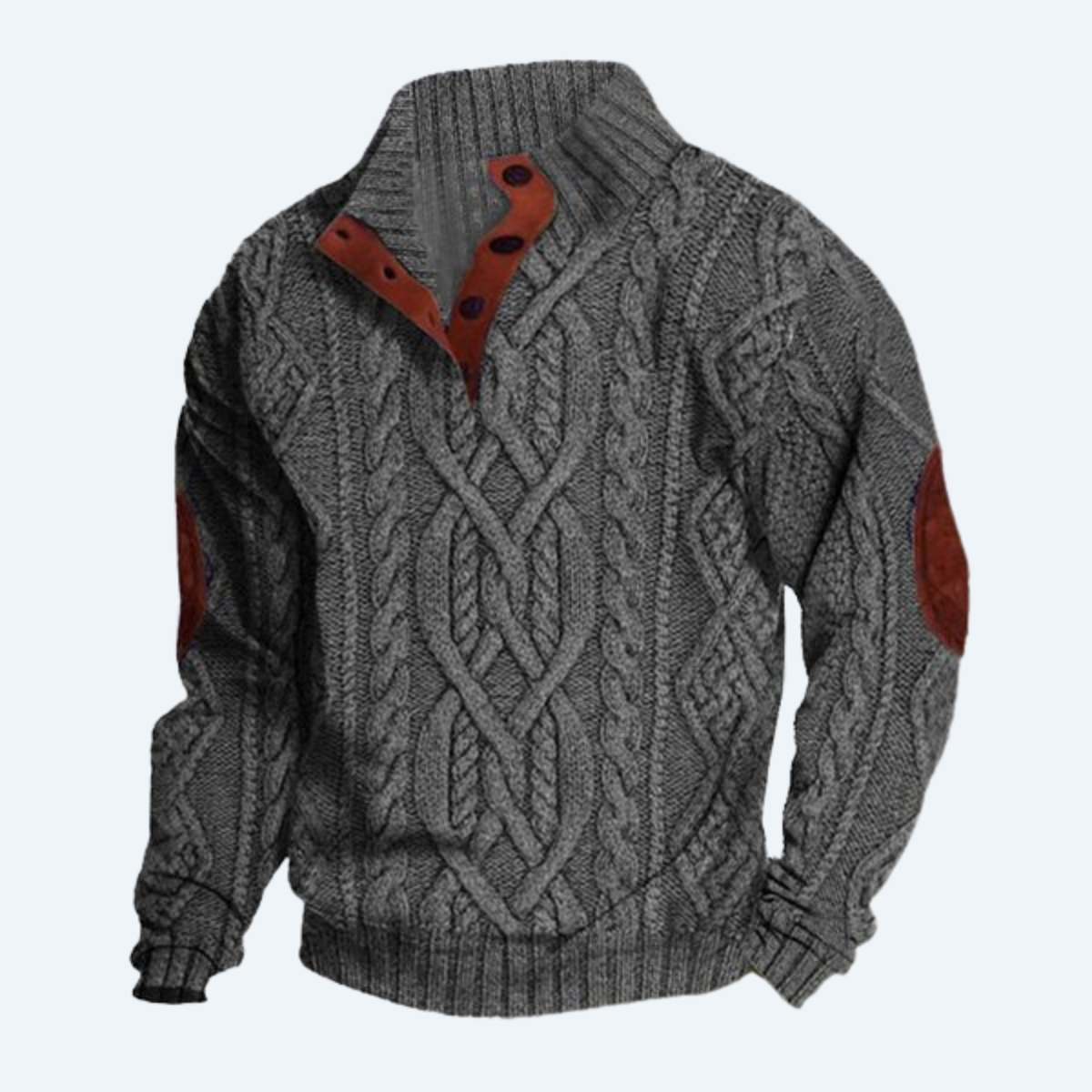 ROCKY RIDGE - COLLAR KNITTED SWEATER