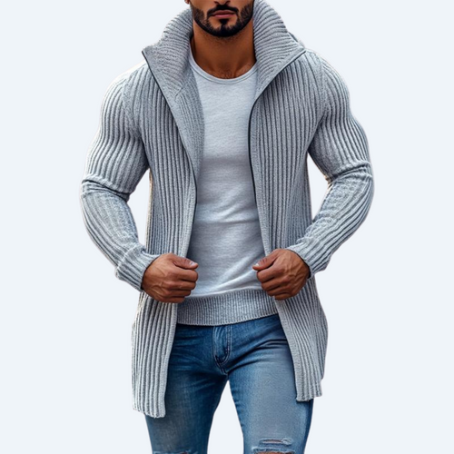 FRONTIER - LONG-SLEEVE MID LENGTH CARDIGAN