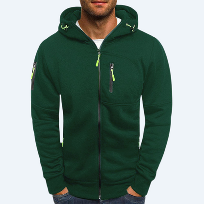 NORTHWOODS ADVENTURE - HOODED SWEATSHIRT ZIPPER JACKET