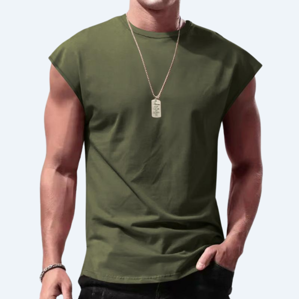 GREAT NORTH - LOOSE SLEEVELESS SHIRT