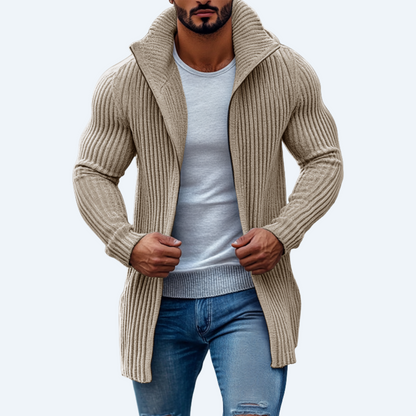 FRONTIER - LONG-SLEEVE MID LENGTH CARDIGAN