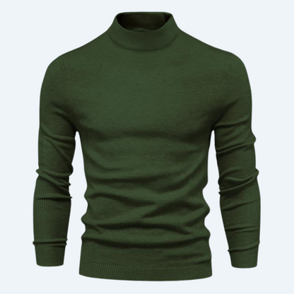 LAURENTIAN - TURTLENECK PULLOVER KNIT SWEATER