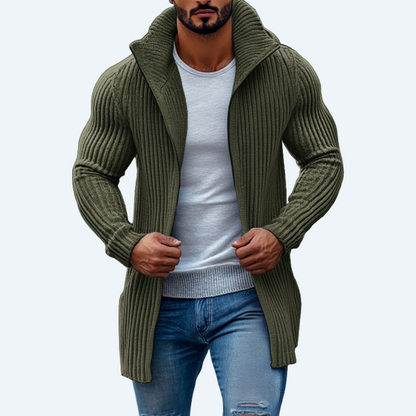 FRONTIER - LONG-SLEEVE MID LENGTH CARDIGAN