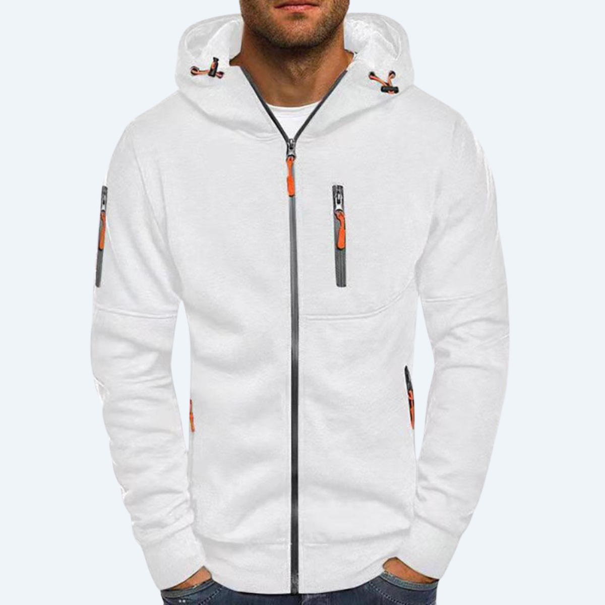 NORTHWOODS ADVENTURE - HOODED SWEATSHIRT ZIPPER JACKET