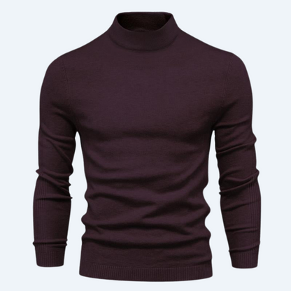 LAURENTIAN - TURTLENECK PULLOVER KNIT SWEATER