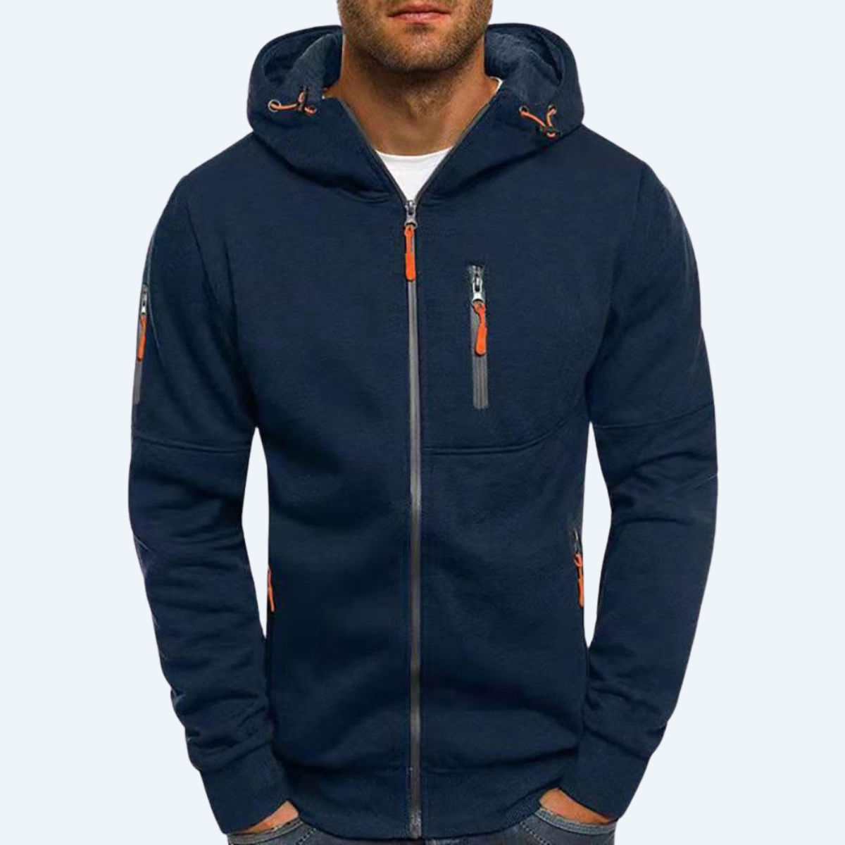 NORTHWOODS ADVENTURE - HOODED SWEATSHIRT ZIPPER JACKET