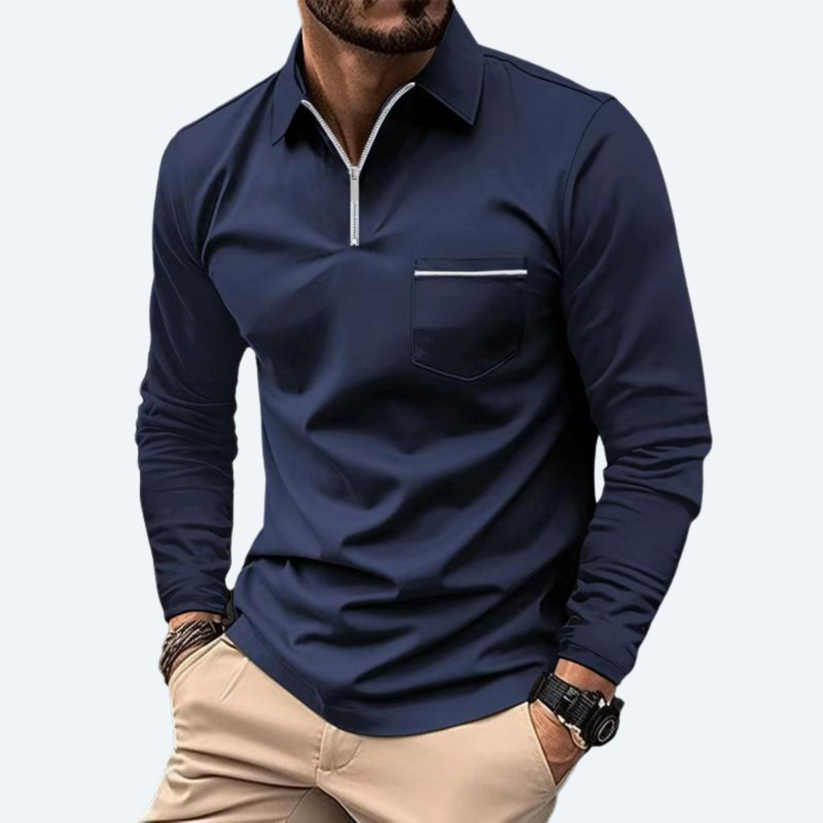 BOREAL RIDGE - LONG SLEEVE POLO SHIRT