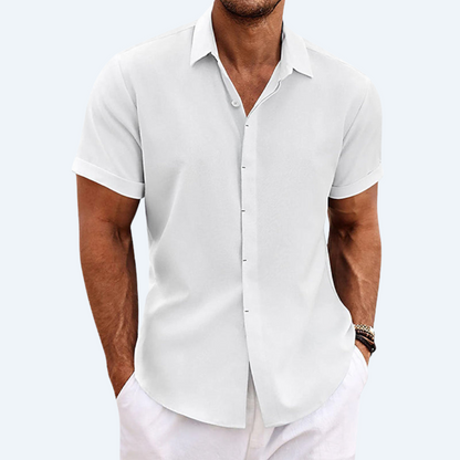 BANFF - LINEN SHORT-SLEEVE SHIRT