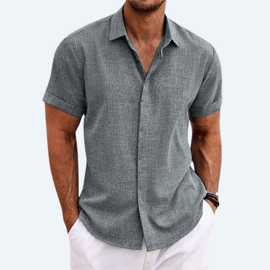 BANFF - LINEN SHORT-SLEEVE SHIRT