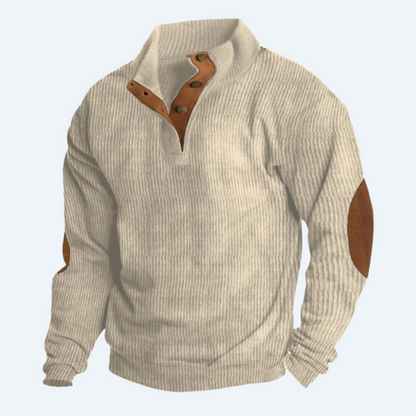 CABOT- COLLAR LONG-SLEEVE SWEATSHIRT