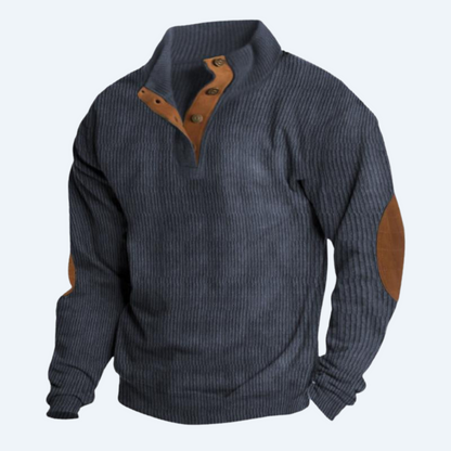 CABOT- COLLAR LONG-SLEEVE SWEATSHIRT