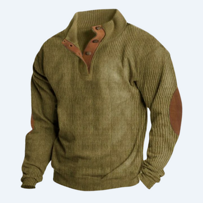 CABOT- COLLAR LONG-SLEEVE SWEATSHIRT